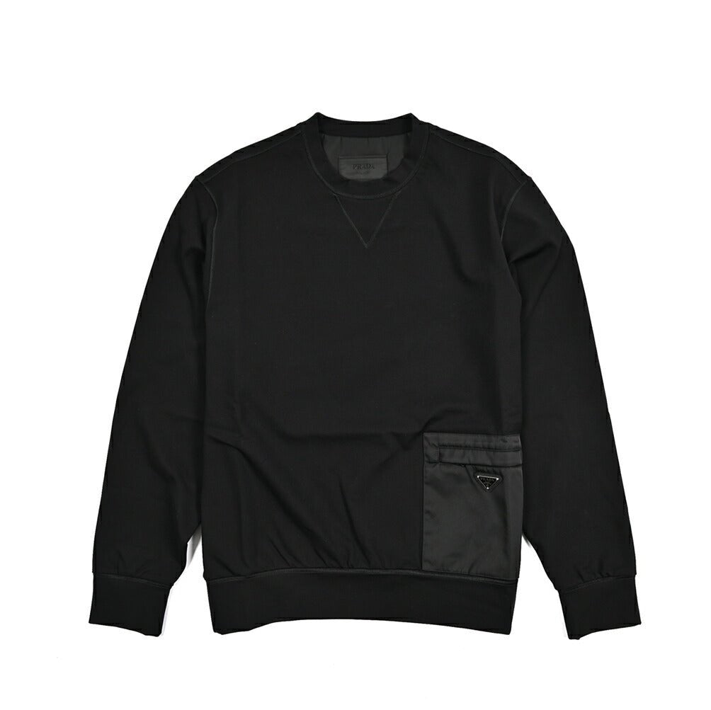 【P10倍】26SS PRADA レーヨン混スウェットシャツ トライアングルロゴ｜436705-XS｜GUARDAROBA MILANO OFFICIAL STORE