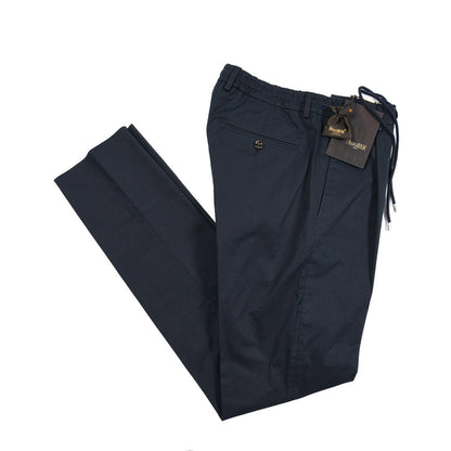 【P20倍】MOORER "ANTON - BI" ストレッチコットン ドローコード付きイージーパンツ｜437168-48｜GUARDAROBA MILANO OFFICIAL STORE