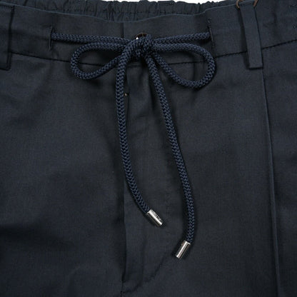 【P20倍】MOORER "ANTON - BI" ストレッチコットン ドローコード付きイージーパンツ｜437168-48｜GUARDAROBA MILANO OFFICIAL STORE