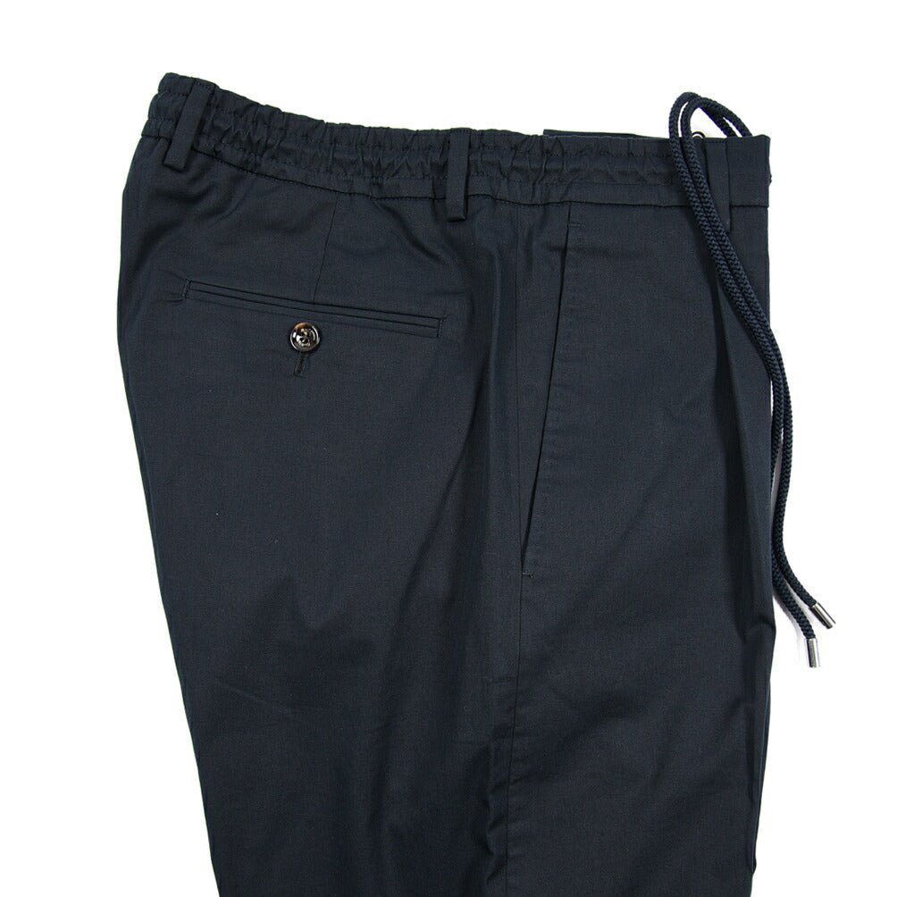 【P20倍】MOORER "ANTON - BI" ストレッチコットン ドローコード付きイージーパンツ｜437168-48｜GUARDAROBA MILANO OFFICIAL STORE