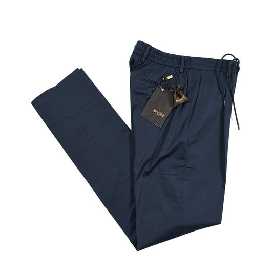 【P20倍】MOORER "ANTON - CA" ストレッチコットン ドローコード付きイージーパンツ｜437170-46｜GUARDAROBA MILANO OFFICIAL STORE