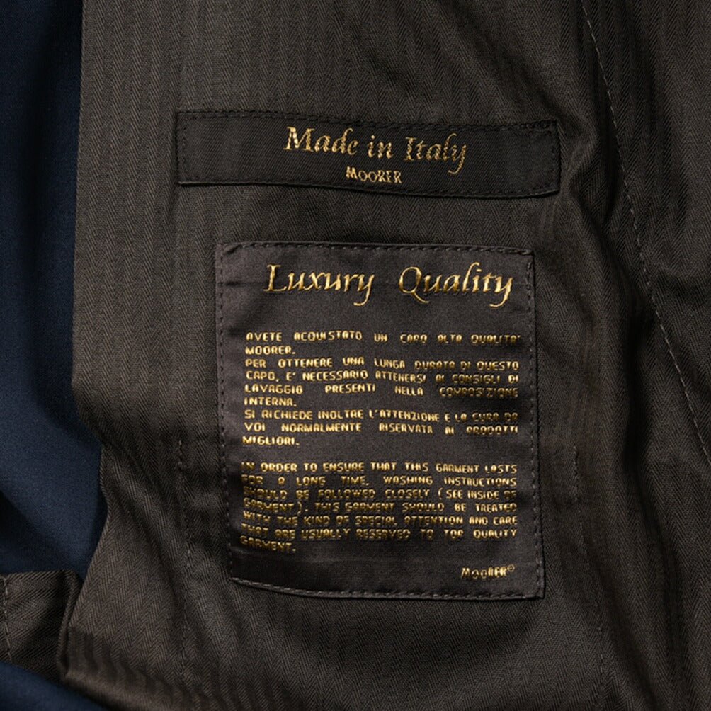 【P20倍】MOORER "ANTON - CA" ストレッチコットン ドローコード付きイージーパンツ｜437170-46｜GUARDAROBA MILANO OFFICIAL STORE