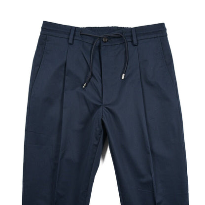 【P20倍】MOORER "ANTON - CA" ストレッチコットン ドローコード付きイージーパンツ｜437170-46｜GUARDAROBA MILANO OFFICIAL STORE