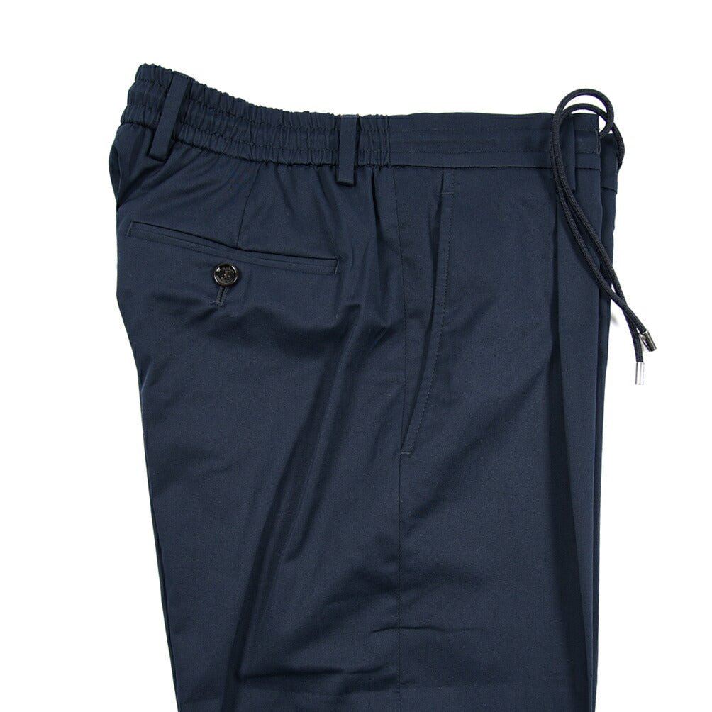 【P20倍】MOORER "ANTON - CA" ストレッチコットン ドローコード付きイージーパンツ｜437170-46｜GUARDAROBA MILANO OFFICIAL STORE