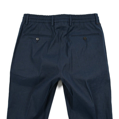 【P20倍】MOORER "ANTON - COR" リネン混コットン ドローコード付きイージースラックス｜437163-46｜GUARDAROBA MILANO OFFICIAL STORE