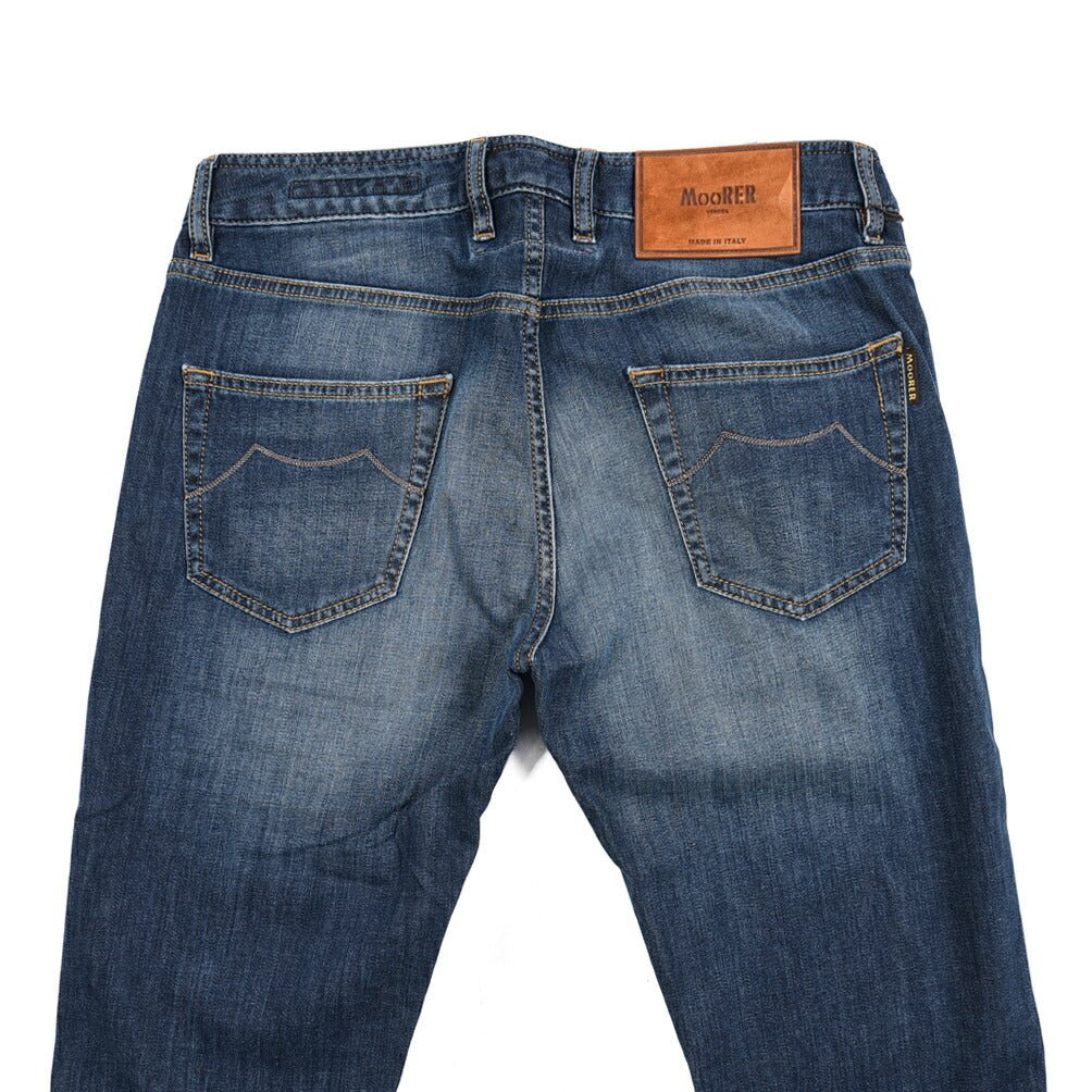 【P20倍】MOORER "CREDI - PS705" ストレッチデニム スリムジーンズ / 日本製生地｜437075-30｜GUARDAROBA MILANO OFFICIAL STORE