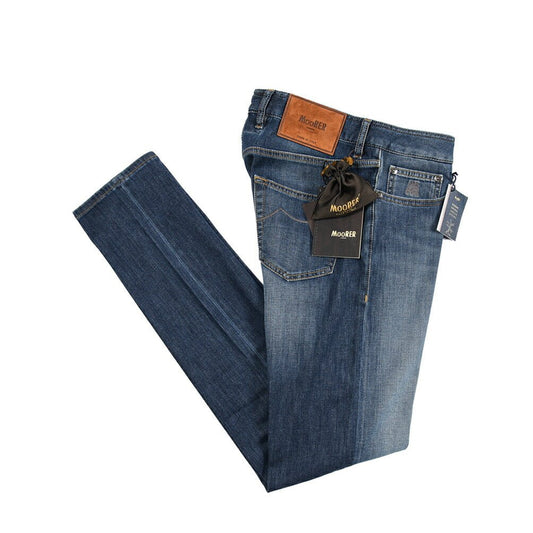 【P20倍】MOORER "CREDI - PS705" ストレッチデニム スリムジーンズ / 日本製生地｜437075-30｜GUARDAROBA MILANO OFFICIAL STORE