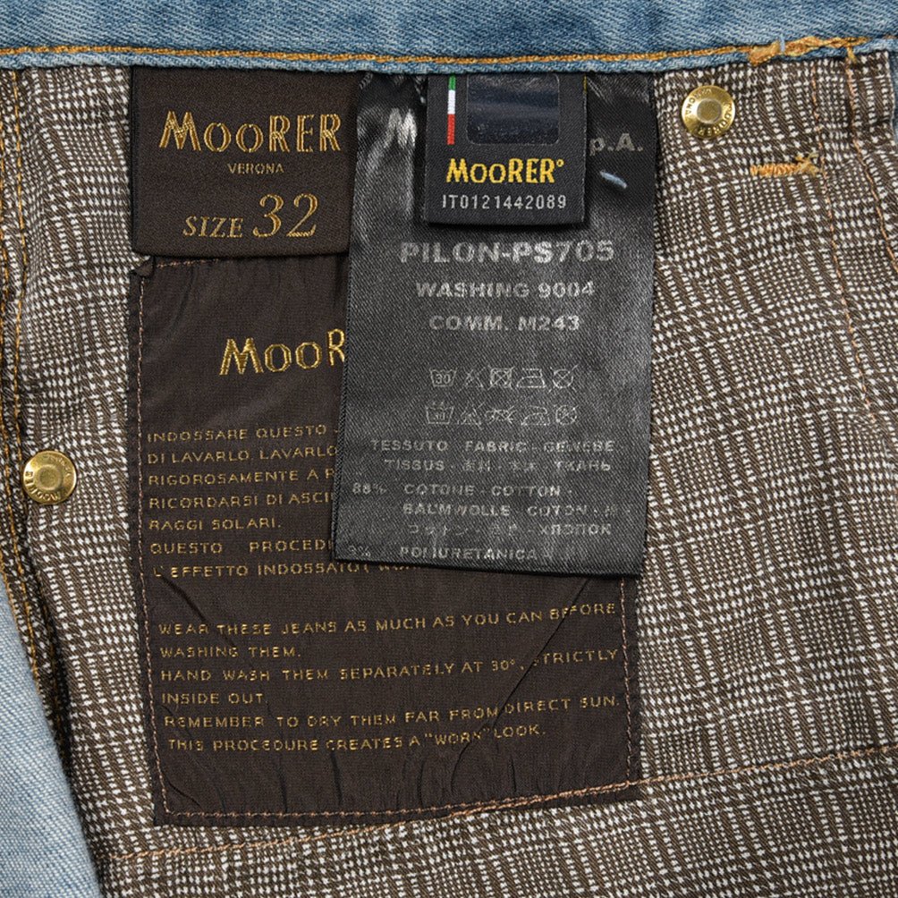 【P20倍】MOORER "PILON - PS705" ストレッチデニム ジーンズ / 日本製生地｜437142-32｜GUARDAROBA MILANO OFFICIAL STORE