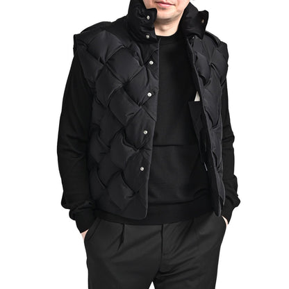 【P2倍】SALE｜BOTTEGA VENETA ナイロン100% イントレチャートダウンベスト / レディース｜415883-XS｜GUARDAROBA MILANO OFFICIAL STORE