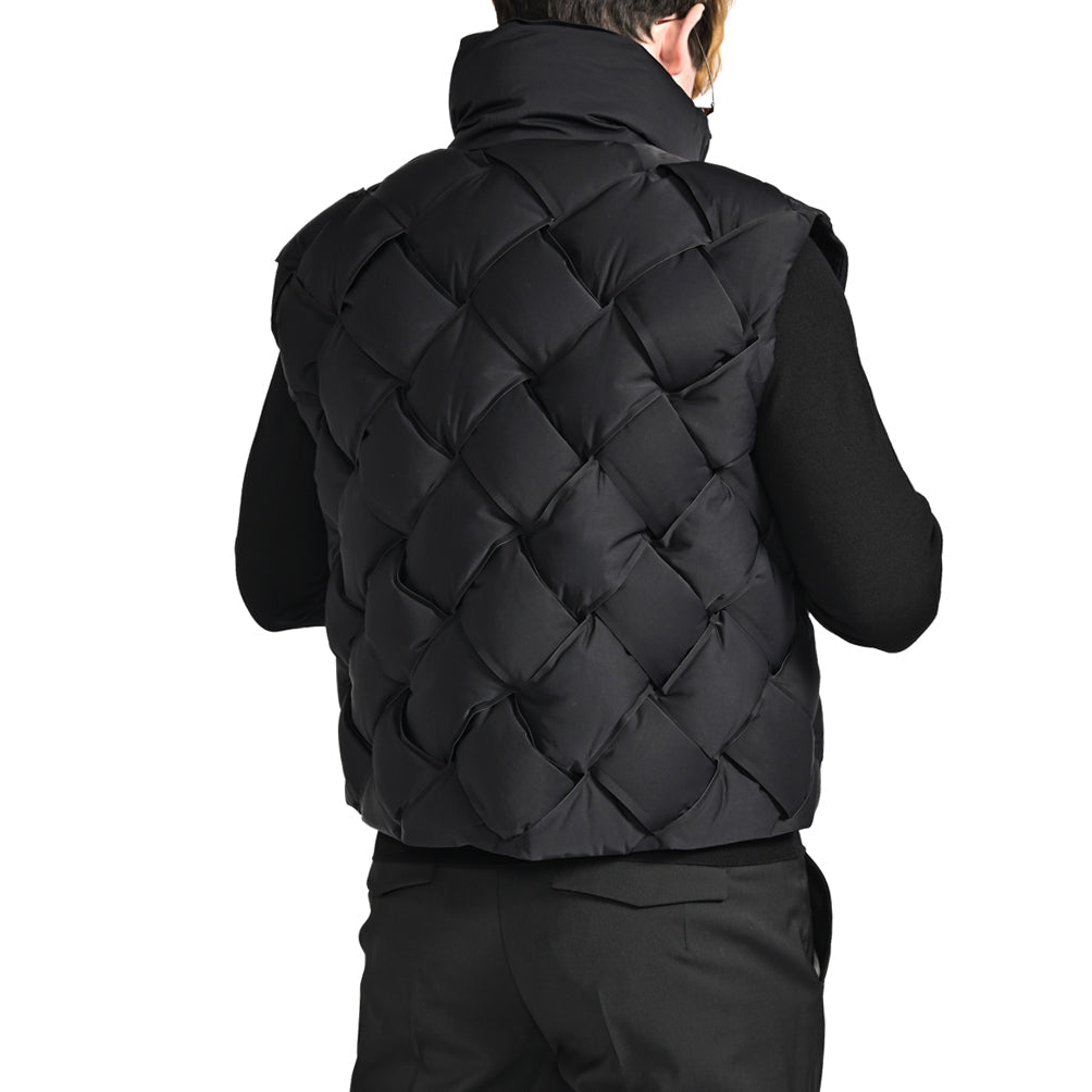 【P2倍】SALE｜BOTTEGA VENETA ナイロン100% イントレチャートダウンベスト / レディース｜415883-XS｜GUARDAROBA MILANO OFFICIAL STORE