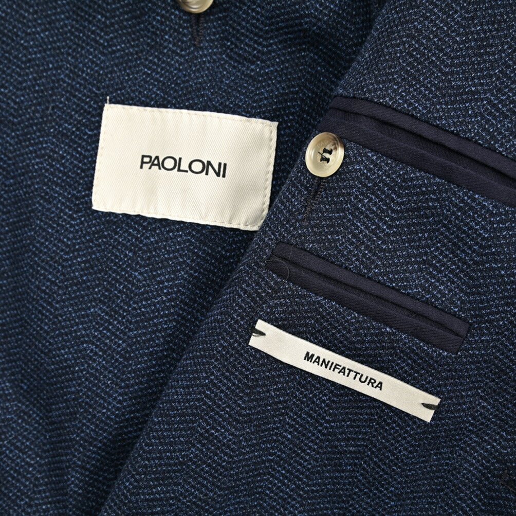 PAOLONI コットン100% 2Bシングルソフトジャケット｜418757｜GUARDAROBA MILANO OFFICIAL STORE