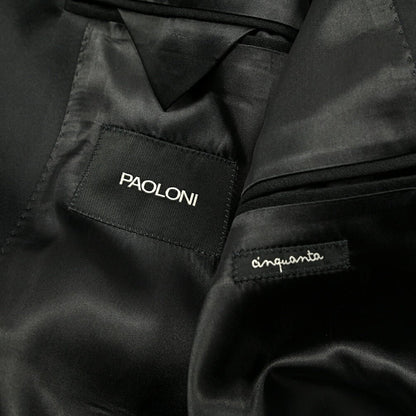 PAOLONI ヴァージンウール100% 4Bダブルタキシードジャケット / CINQUANTA｜GUARDAROBA MILANO OFFICIAL STORE