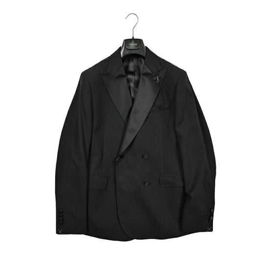 SALE｜PAOLONI ヴァージンウール100% 4Bダブルタキシードジャケット / CINQUANTA｜418740｜GUARDAROBA MILANO OFFICIAL STORE