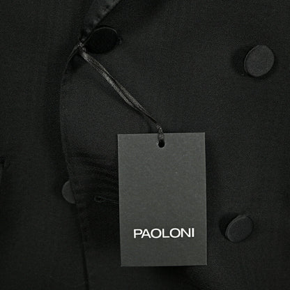 PAOLONI ヴァージンウール100% 4Bダブルタキシードジャケット / CINQUANTA｜GUARDAROBA MILANO OFFICIAL STORE