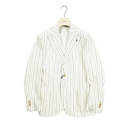 PAOLONI コットンリネン 2Bシングルテーラードジャケット / MANIFATTURA｜GUARDAROBA MILANO OFFICIAL STORE