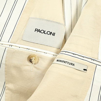 PAOLONI コットンリネン 6Bダブルテーラードジャケット / MANIFATTURA｜GUARDAROBA MILANO OFFICIAL STORE