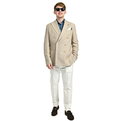 PAOLONI コットンビスコース 6Bダブルテーラードジャケット / MANIFATTURA｜GUARDAROBA MILANO OFFICIAL STORE