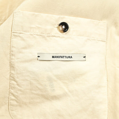 SALE｜PAOLONI コットンリネン オープンカラーサファリジャケット / MANIFATTURA｜418767｜GUARDAROBA MILANO OFFICIAL STORE