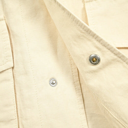 SALE｜PAOLONI コットンリネン オープンカラーサファリジャケット / MANIFATTURA｜418767｜GUARDAROBA MILANO OFFICIAL STORE
