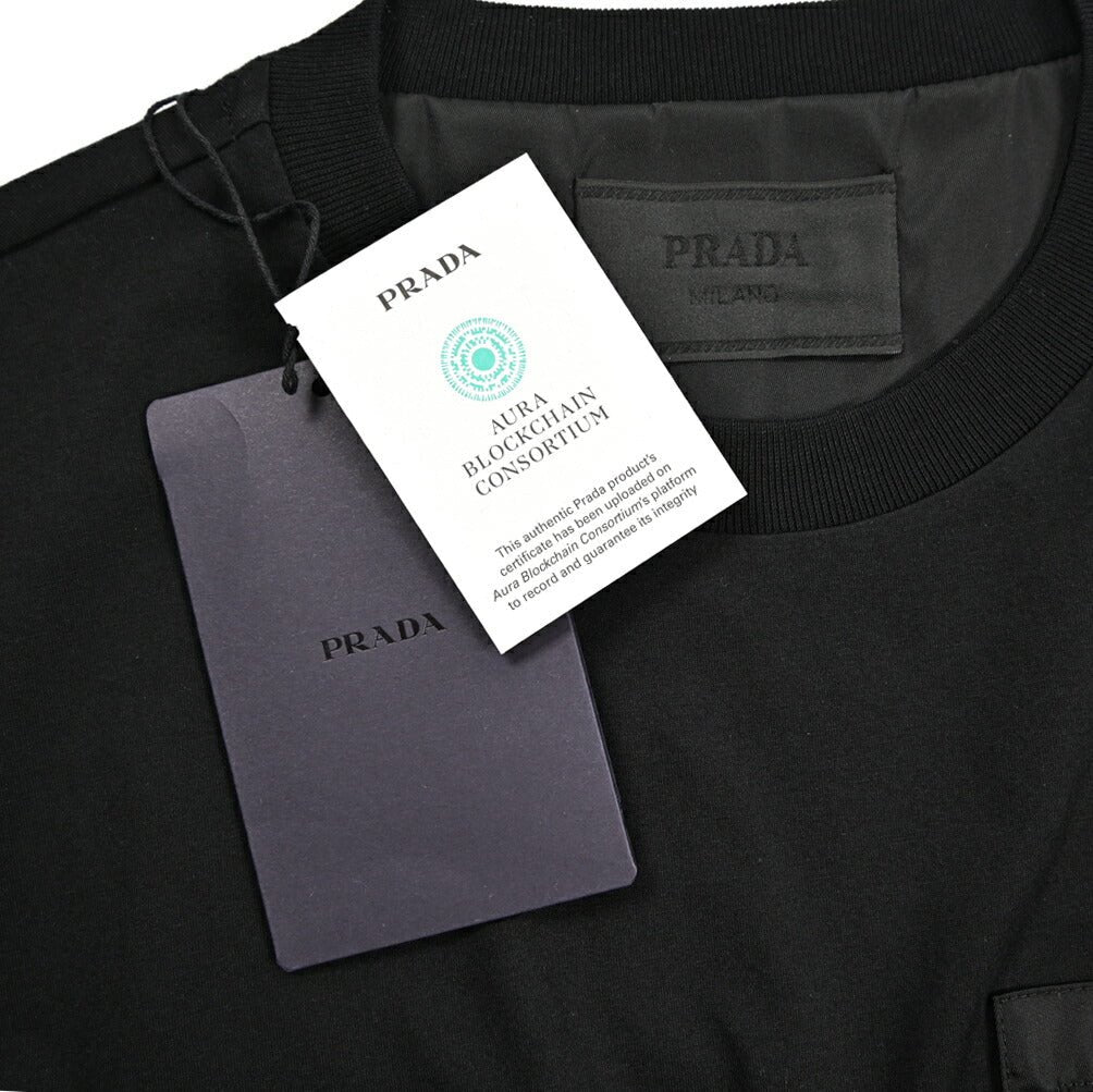 PRADA コットン100% ジャージー ロゴ Tシャツ｜427791-S｜GUARDAROBA MILANO OFFICIAL STORE