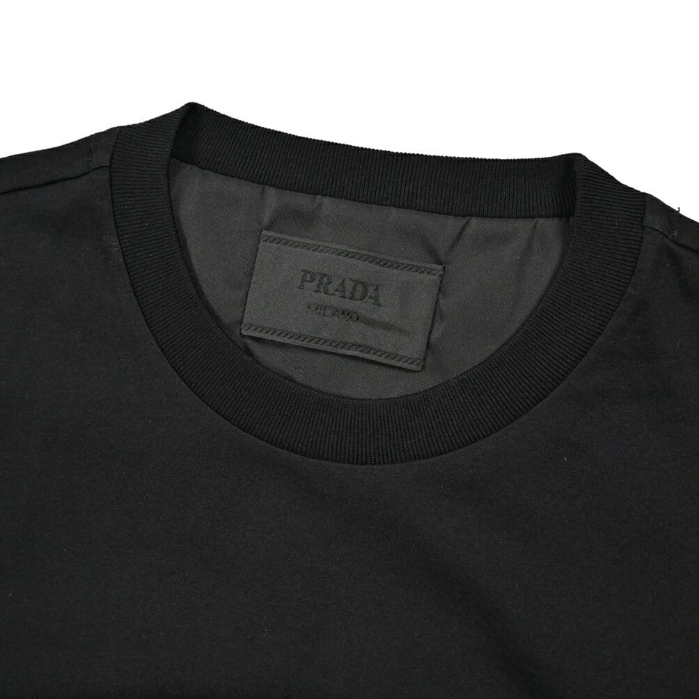SALE｜PRADA プラダ / コットン100% ジャージー ロゴ Tシャツ / メンズ