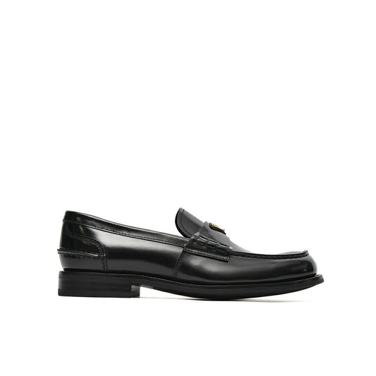 PRADA カーフレザーロゴプレートローファー｜417258 - 8｜GUARDAROBA MILANO OFFICIAL STORE