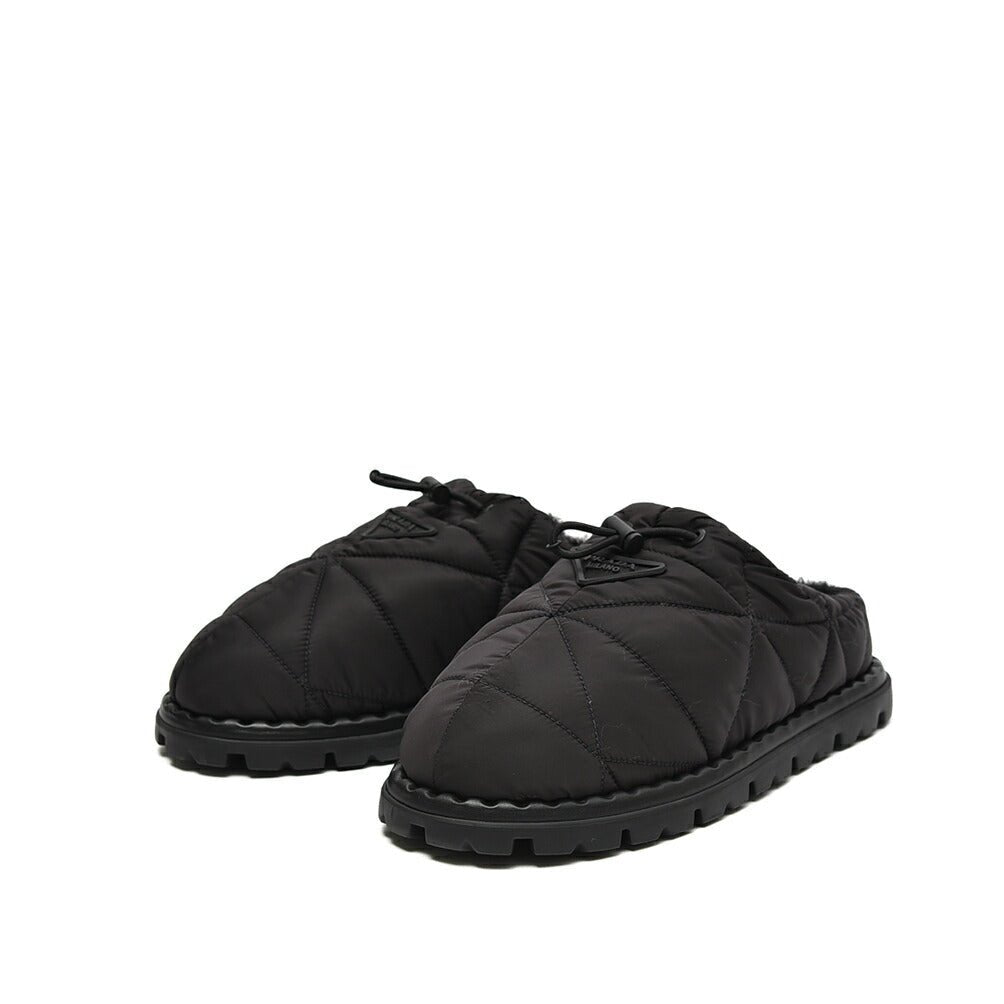 PRADA RE - NYLON エコニール100％ 裏ボアパデッドサボ(サンダル)｜GUARDAROBA MILANO OFFICIAL STORE