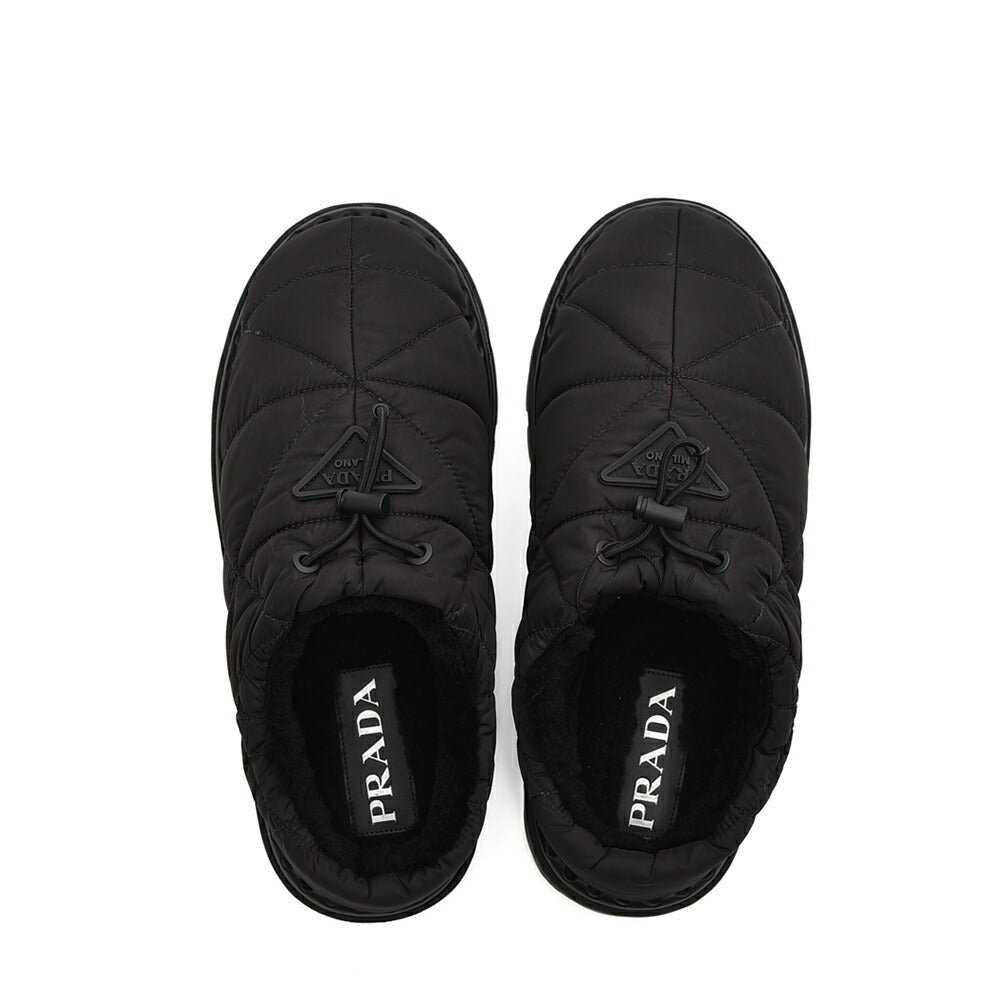 PRADA RE - NYLON エコニール100％ 裏ボアパデッドサボ(サンダル)｜GUARDAROBA MILANO OFFICIAL STORE