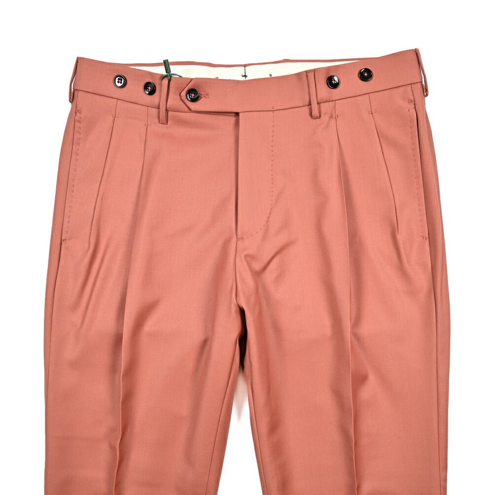 Pre SUMMER SALE｜BERWICH BARBER ウール100% ツータックスラックス｜422086 - 46｜GUARDAROBA MILANO OFFICIAL STORE