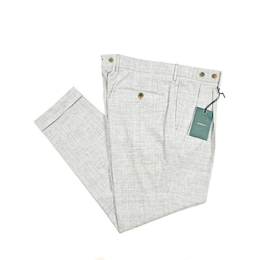 Pre SUMMER SALE｜BERWICH BARBER ストレッチコットン ツータックスラックス｜422182 - 52｜GUARDAROBA MILANO OFFICIAL STORE