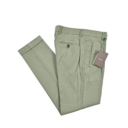 Pre SUMMER SALE｜BERWICH RETRO - GD ストレッチコットン ワンタックチノスラックス｜422190 - 46｜GUARDAROBA MILANO OFFICIAL STORE