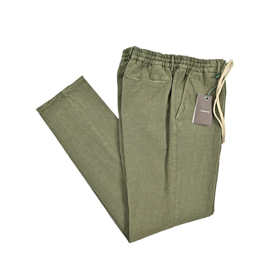 Pre SUMMER SALE｜BERWICH SPIAGGIA リヨセルリネン ノータックイージースラックス｜422219 - 54｜GUARDAROBA MILANO OFFICIAL STORE