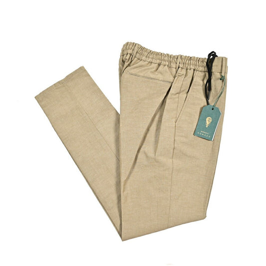 Pre SUMMER SALE｜BERWICH SPIAGGIA コットンリネン ノータックイージースラックス｜422233 - 50｜GUARDAROBA MILANO OFFICIAL STORE