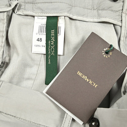 Pre SUMMER SALE｜BERWICH XRETRO - GD スーピマコットン ワンタックイージースラックス｜422199 - 48｜GUARDAROBA MILANO OFFICIAL STORE