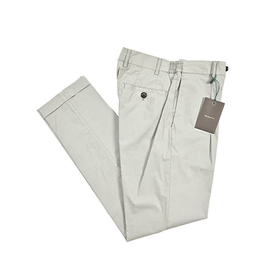 Pre SUMMER SALE｜BERWICH XRETRO - GD スーピマコットン ワンタックイージースラックス｜422199 - 48｜GUARDAROBA MILANO OFFICIAL STORE