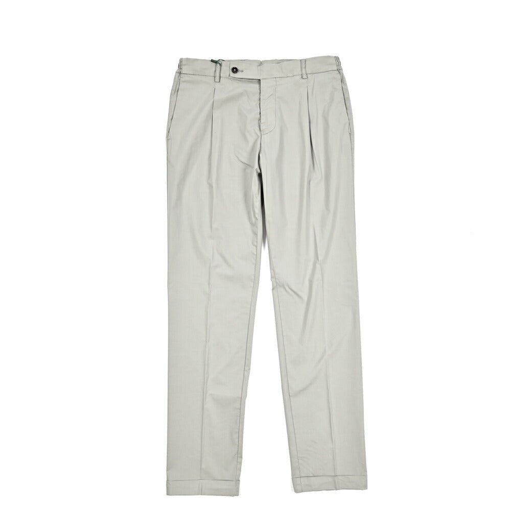 Pre SUMMER SALE｜BERWICH XRETRO - GD スーピマコットン ワンタックイージースラックス｜422199 - 48｜GUARDAROBA MILANO OFFICIAL STORE