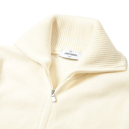 Pre WINTER SALE｜GRAN SASSO ヴァージンウール100% ハーフジップハイゲージニットセーター｜399735-A-52｜GUARDAROBA MILANO OFFICIAL STORE