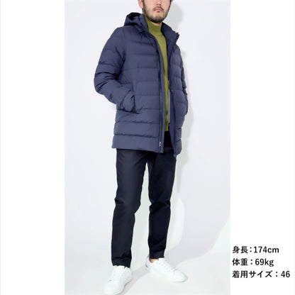 24-25AW HERNO Laminar ポリエステル100% フード付きダウンジャケット (GORE-TEX INFINIUM WINDSTOPPER)