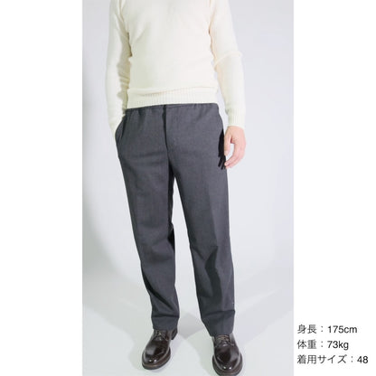25-26AW PT TORINO Traveller "SOFT FIT" 高機能ストレッチウール ドローコード付きイージースラックス (TECHNO WASHABLE WOOL)