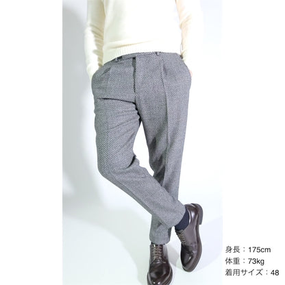 【P5倍】25-26AW PT TORINO Edge "REBEL FIT" ヴァージンウール100% ワンタックリラックステーパードパンツ