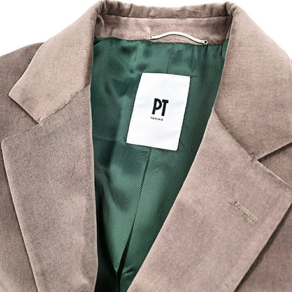 PT TORINO コットン100%ベロア 2Bシングルテーラードジャケット｜430395-46｜GUARDAROBA MILANO OFFICIAL STORE