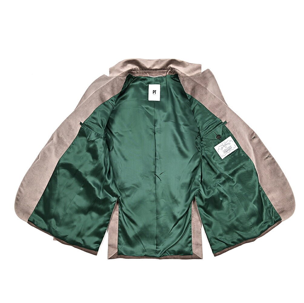PT TORINO コットン100%ベロア 2Bシングルテーラードジャケット｜430395-46｜GUARDAROBA MILANO OFFICIAL STORE