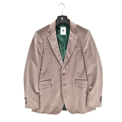 PT TORINO コットン100%ベロア 2Bシングルテーラードジャケット｜430395-46｜GUARDAROBA MILANO OFFICIAL STORE