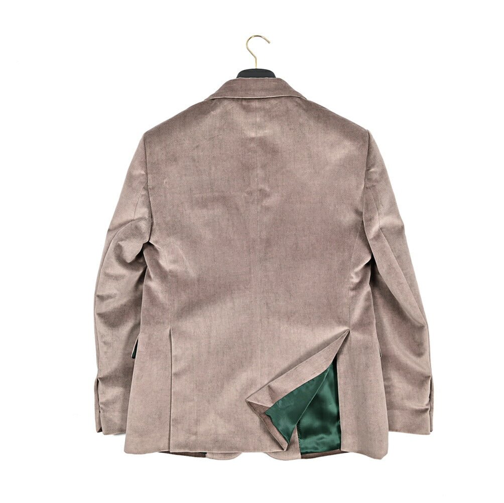PT TORINO コットン100%ベロア 2Bシングルテーラードジャケット｜430395-46｜GUARDAROBA MILANO OFFICIAL STORE