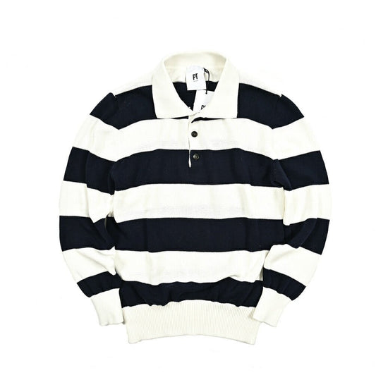 PT TORINO コットン100% 長袖ニットポロシャツ｜412964｜GUARDAROBA MILANO OFFICIAL STORE