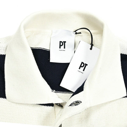 PT TORINO コットン100% 長袖ニットポロシャツ｜412964｜GUARDAROBA MILANO OFFICIAL STORE