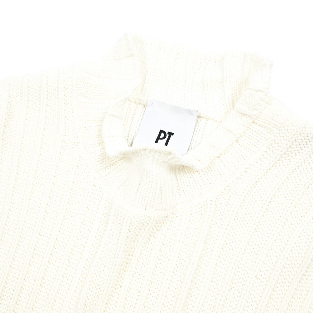 PT TORINO コットン100% モックネックニットセーター｜426171 - 48｜GUARDAROBA MILANO OFFICIAL STORE