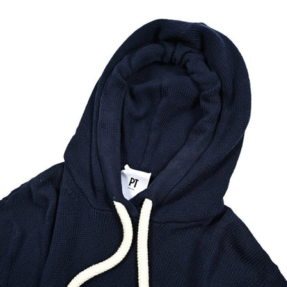 PT TORINO コットン100% ミドルゲージニットパーカー｜426180｜GUARDAROBA MILANO OFFICIAL STORE