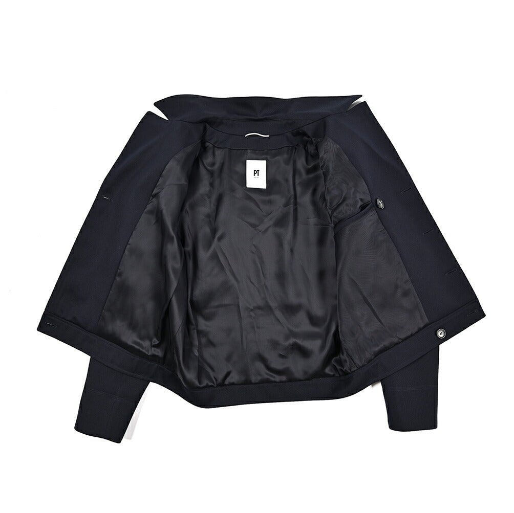 PT TORINO ヴァージンウール100% ダブルブレストショートブルゾン｜430420-50｜GUARDAROBA MILANO OFFICIAL STORE