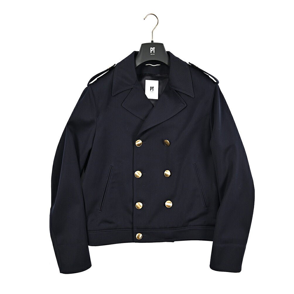 PT TORINO ヴァージンウール100% ダブルブレストショートブルゾン｜430420-50｜GUARDAROBA MILANO OFFICIAL STORE